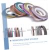 EXCEART 120pcs Nail Striping Tape Lines Nail Art Tape Sticker Wrap Manicure Accessory Decorations view 2