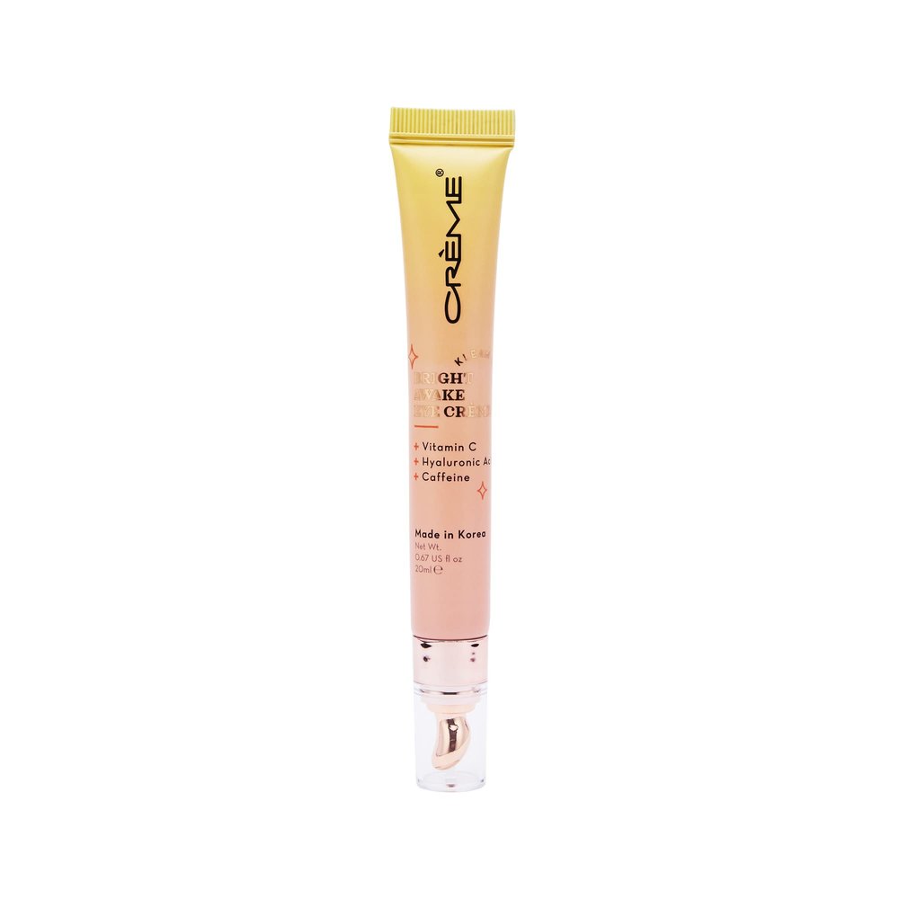 The Crme Shop Klean Beauty Awake Eye Crme, Vitamin C, Hyaluronic Acid & Caffeine, Dark Circles Under Eye Treatment (0.67 fl oz)