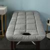 Spa Bed Cushion Topper,Lash Bed Topper Cover for Massage Table with Four Corner Straps&Facial Breathing Hole,Mattress Pad Square/Round/Trapezoidal Head(Bed Not Included),Gray r,70x180cm view 1