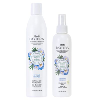 Biotera Styling Defining Gel & Finishing Flexible Hold Spritz | Flexible Sculpting & Shaping | Instant Texture | Maintains Volume & Shape | Vegan & Cruelty Free | Paraben Free | Color-Safe