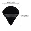 6 Pieces Triangle Powder Puff - Triangle Powder & Makeup Powder Puffs, Black view 2