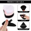 6 Pieces Triangle Powder Puff - Triangle Powder & Makeup Powder Puffs, Black view 4