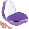 Crystal Hair Eraser for Women and Men, Magic Crystal Hair Remover Painless Exfoliation Hair Removal Tools, Reusable Glass Hair Remover Device for Back Arms Legs (Purple)