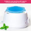 2pcs Silicone Wax Warmer Liner with 2 Spatula, Reusable Non-Stick Foldable Wax Pot Set, for Hair Removal Wax Melting Pot, Waxing Container Bowls 16 oz for Arm, Leg, Face, Body (Pink + Blue) view 3