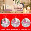 Spa Bed Cushion Topper,Lash Bed Topper Cover for Massage Table with Four Corner Straps&Facial Breathing Hole,Mattress Pad Square/Round/Trapezoidal Head(Bed Not Included),Purple r,80x180cm view 2