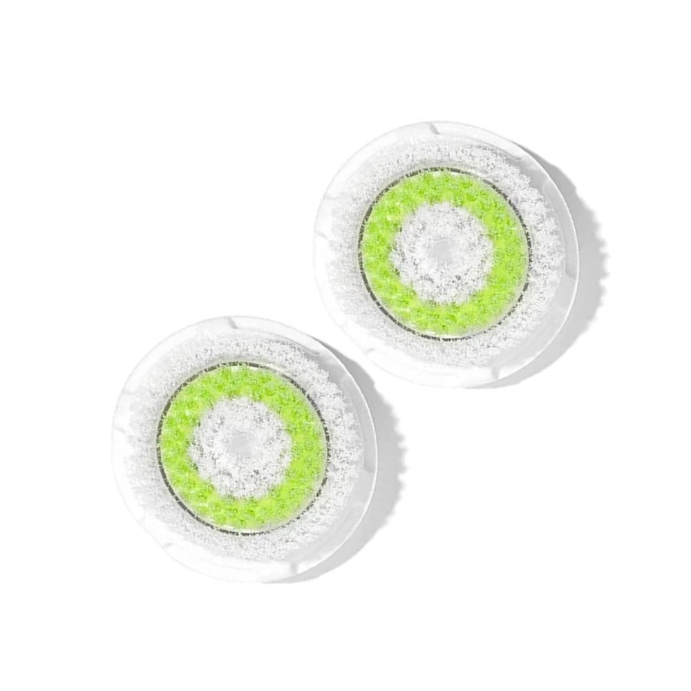 Clarisonic Acne Cleanse Facial Cleansing Brush Head Replacement Compatible with Mia 1, Mia 2, Mia Fit, Alpha Fit, Smart Profile Uplift and Alpha Fit X, 2 Count (2Count)