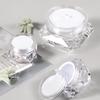 LXLK 48 Pcs 5ML Clear Cream Container Plastic Diamond Shape Cosmetic Jars Empty Refillable Sample Containers Pot for Lotion Lip Balm Eye Shadow Nails Powder Paint Jewelry Earrings view 3
