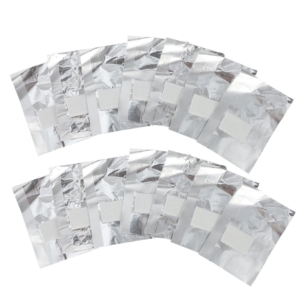 200pcs Nail Remover Foil Nail Wipe Patch Cuticle Pusher Manicure Supplies Disposable