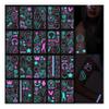 20-Sheets glow in the dark tattoos,temporary tattoos160+ Styles Adult Fluorescent UV Neon body glitter & Face Waterproof fake tattoo Stickers for Men & Women - Ideal for Rave, Festival Party Supplies view 1