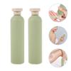 Beaupretty 3pcs Refillable Travel Toiletries Bottles Leak Squeeze Containers for Shampoo Conditioner and Lotion Travel Essentials view 3