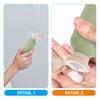 Beaupretty 3pcs Refillable Travel Toiletries Bottles Leak Squeeze Containers for Shampoo Conditioner and Lotion Travel Essentials view 4