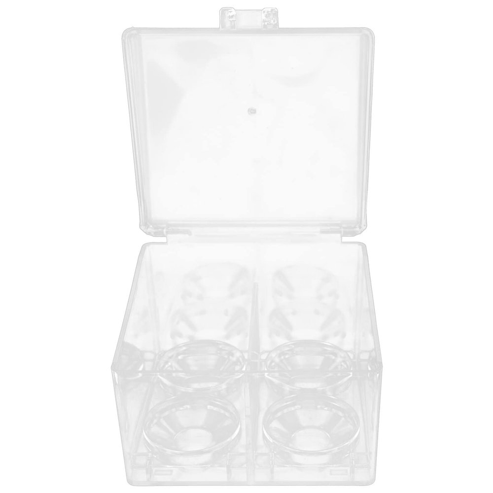 FOMIYES Multi-grid Makeup Sponge Storage Box Makeup Pad Organizer for Efficient Desktop Storage
