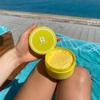 BYROKKO Original Shine Brown Tropical Tanning Cream 150 ml | Moisturizing and Non-Sticky Instant Tanning Jam with Carrot Oil, Cacao & Shea Butter and Vitamin E & B, Yellow view 3