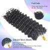 Micro Links Human Hair,Kinky Straight Microlink Hair Extensions,Human Hair Strands Micro Loop Human Hair Extensions Natural Black,100 Strands,14inch view 4