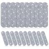 Sumind 100 Pack Nail Files Set Professional Double Sided Emery Boards for Nails Reusable 180 Grit Silver Diamond Files Bulk Home Natural Fingernails Toenails Manicure Pedicure Buffering Tools view 1