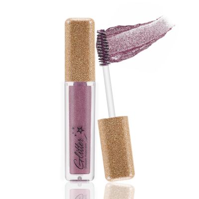 Boobeen Glitter Mascara, Sparkle Diamond Shining Colorful Mascara for Eyelashes, Long Lasting Waterproof Lengthening Volumizing Lash Makeup for Party Wedding
