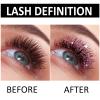 Boobeen Glitter Mascara, Sparkle Diamond Shining Colorful Mascara for Eyelashes, Long Lasting Waterproof Lengthening Volumizing Lash Makeup for Party Wedding view 3