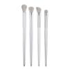 IOCCIOBB 4Pcs Silver Eyeshadow Makeup Brushes Set Portable Concealer Highlighter Blending Nose Eye Shadow Brush Make Up Tools view 1