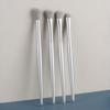 IOCCIOBB 4Pcs Silver Eyeshadow Makeup Brushes Set Portable Concealer Highlighter Blending Nose Eye Shadow Brush Make Up Tools view 2