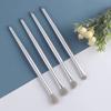 IOCCIOBB 4Pcs Silver Eyeshadow Makeup Brushes Set Portable Concealer Highlighter Blending Nose Eye Shadow Brush Make Up Tools view 3