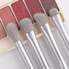 IOCCIOBB 4Pcs Silver Eyeshadow Makeup Brushes Set Portable Concealer Highlighter Blending Nose Eye Shadow Brush Make Up Tools view 4