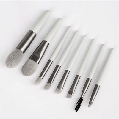 IOCCIOBB 8Pcs/Set Makeup Brushes Make-up for Women Complete Makeup Kit Tools Beauty for Eyebrows Foundation Blush Eyelash Brushes