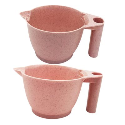 FOMIYES Mixing Bowls for Hair 2pcs Hair Dye Bowls Stylish and Easy to Clean Pp Material