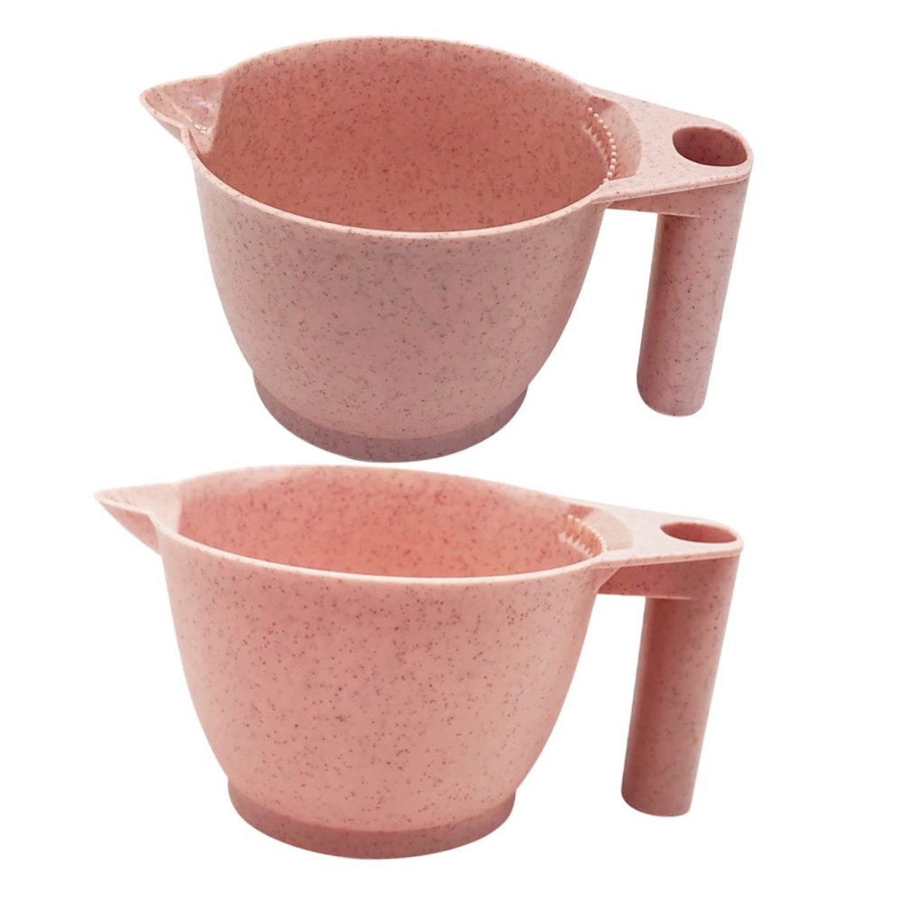 FOMIYES Mixing Bowls for Hair 2pcs Hair Dye Bowls Stylish and Easy to Clean Pp Material