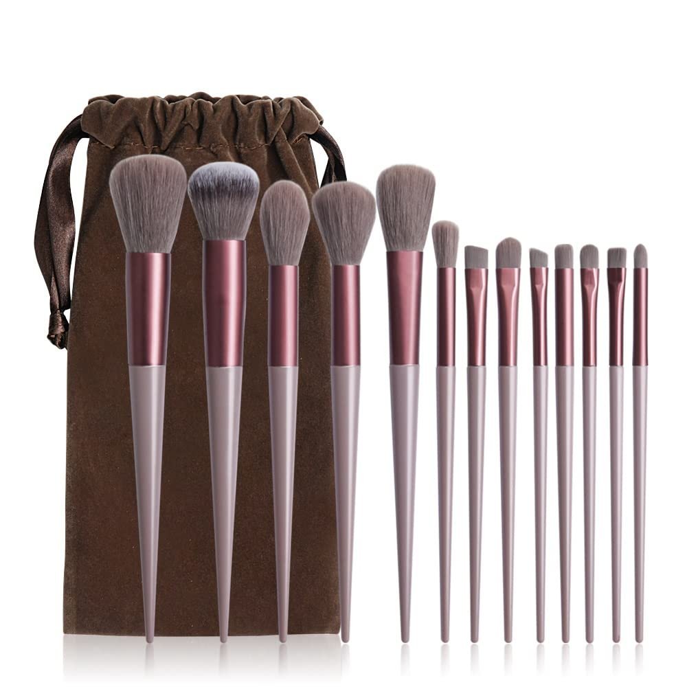 IOCCIOBB 13 PCS/Lot Makeup Brushes Set Eye Shadow Foundation Women Cosmetic Powder Blush Blending Beauty Make Up Tool