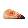 Evealyn Vintage Rose Blooms Printed Microfiber Hair Towel Hair Drying Towel with Button Bath Hair Cap for Curly Long Hair Repair Towel Wrap for Women view 1