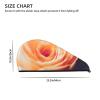 Evealyn Vintage Rose Blooms Printed Microfiber Hair Towel Hair Drying Towel with Button Bath Hair Cap for Curly Long Hair Repair Towel Wrap for Women view 4