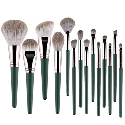 IOCCIOBB 14Pcs Makeup Brushes Soft Fluffy Makeup Tools Cosmetic Powder Eye Shadow Foundation Blush Blending Beauty Make Up Brush (Color : 14pcs Makeup Brushes)