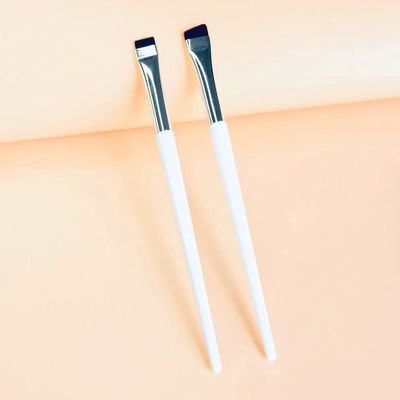 IOCCIOBB Fine Angled Brow Contour Brush Thin Eyebrow Brush Portable Women Eyebrow Liner Cream Cosmetic Makeup Tools (Size : 2pcs-LF-LO)