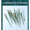 IOCCIOBB 13pcs Makeup Brushes Cosmetic Full Set 3 Colors Soft Hair Make Up Tools Foundation Brush Eyeshadow Complete Kit (Color : Coffee) view 4