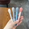 IOCCIOBB 8Pcs Makeup Brush Set Mini Blusher Eyeshadow Brush Professional Loose Powder Foundation Applicators Makeup Brushes Tools (Color : White) view 2