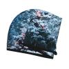 Evealyn Winter Forest Printed Microfiber Hair Towel Hair Drying Towel with Button Bath Hair Cap for Curly Long Hair Repair Towel Wrap for Women view 3