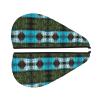 Evealyn Water Drawbridge Printed Microfiber Hair Towel Hair Drying Towel with Button Bath Hair Cap for Curly Long Hair Repair Towel Wrap for Women view 2