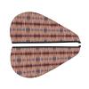 Evealyn Wood Texture Printed Microfiber Hair Towel Hair Drying Towel with Button Bath Hair Cap for Curly Long Hair Repair Towel Wrap for Women view 2