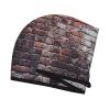 Evealyn Vintage Brick Wall Printed Microfiber Hair Towel Hair Drying Towel with Button Bath Hair Cap for Curly Long Hair Repair Towel Wrap for Women view 3