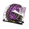 Evealyn Violet-Gold Butterflies Printed Microfiber Hair Towel Hair Drying Towel with Button Bath Hair Cap for Curly Long Hair Repair Towel Wrap for Women view 3