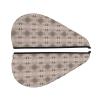 Evealyn Wood Grain Printed Microfiber Hair Towel Hair Drying Towel with Button Bath Hair Cap for Curly Long Hair Repair Towel Wrap for Women view 2