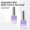 GELLEN Gel Top Coat and Base Coat, UV LED Lamp Needed view 2