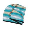 Evealyn Underwater Diving Sea Turtle Printed Microfiber Hair Towel Hair Drying Towel with Button Bath Hair Cap for Curly Long Hair Repair Towel Wrap for Women view 3