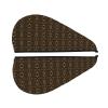 Evealyn Yellow Abstract Spiral Pattern Printed Microfiber Hair Towel Hair Drying Towel with Button Bath Hair Cap for Curly Long Hair Repair Towel Wrap for Women view 2
