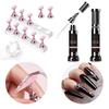Makartt Nail Rhinestone Glue Gel, Upgrade Gel Nail Glue with Brush & Pen Tip Bundle Makartt Nail Stand for Nails Art Display Practice Nail Holder for Painting Nail view 1