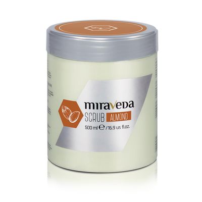 Miraveda by Italwax Almond Scrub 500ml / 16.9fl.oz With coconut and almond oil Ideal for hand care