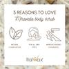 Miraveda by Italwax Almond Scrub 500ml / 16.9fl.oz  With coconut and almond oil  Ideal for hand care view 3