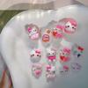 Cute Cat Nail Charms Cartoon Nail Art Charms 3D Kawaii Cat Design Nail Rhinestones Cute Nail Charms for Acrylic Nails Cartoon Flatback Charms Nail Jewelry for DIY Craft Phone Case Decoration view 4