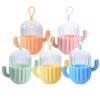 Ipetboom 5pcs Cactus-shaped Makeup Sponge Storage Boxes Transparent Holder for Beauty Sponges Cosmetic Organizer Stylish Dresser Decor Convenient Makeup Accessories view 4