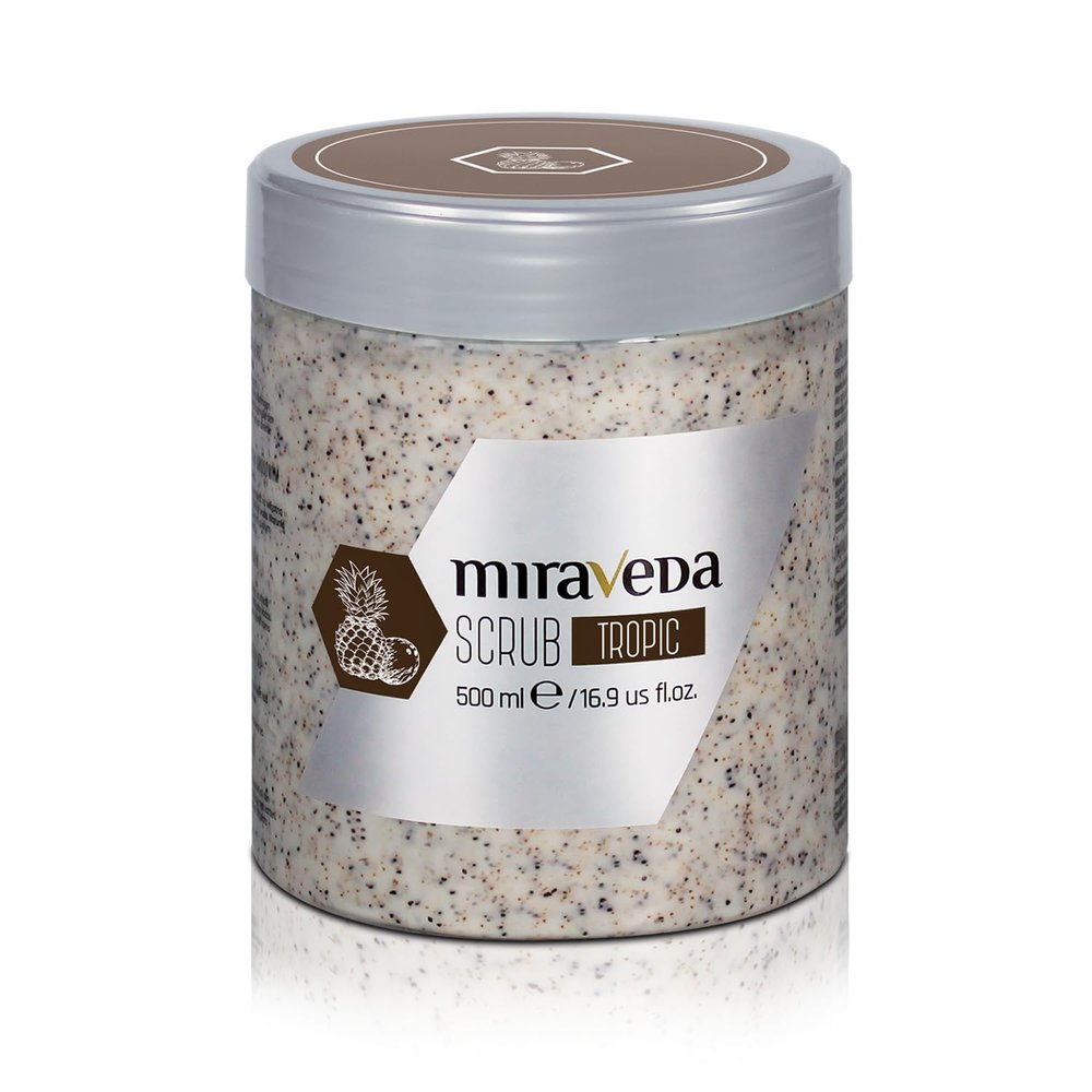 Miraveda by Italwax Tropic Scrub - 500ml / 16.9fl.oz With exfoliating coconut shell particles Ideal for the whole body